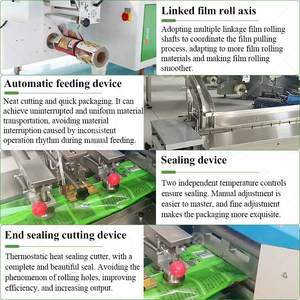 Cookie Dough Fruit Bag Horizontal Flow <b>Wrapping</b> Single Hdpe Automatic Multifunctional Food Grade Packing <b>Machine</b> for Ice Lolly - Product Image 3