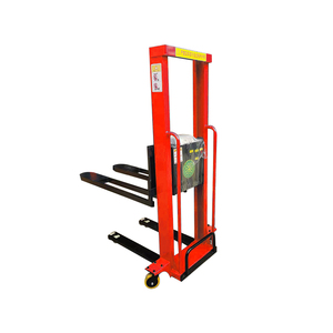 Chariot élévateur à palettes hydraulique portable de 500 <span class=keywords><strong>kg</strong></span> à 1000 <span class=keywords><strong>kg</strong></span>, petit chariot élévateur manuel à pousser, chariot élévateur électrique avec télécommande manuelle - Product Image 1