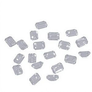 Diamantes Sueltos Sintéticos de 6.8*4.8MM, 1ct, VS-Si, Corte Esmeralda, Alta Calidad, Cultivados en Laboratorio HPHT CVD, Venta al Por Mayor, para Fabricación de Joyería Personalizada - Product Image 1