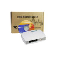 Enregistreur de voix USB analogique AVL-U2B Enregistreur de téléphone 2 lignes Base PC Système d'enregistrement téléphonique USB
