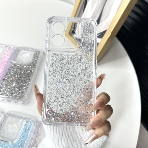 เคสโทรศัพท์3ชั้นแวววาวอีพ็อกซี่สำหรับ Honor X9D 5G X8D X5C 600 Lite 400 <span class=keywords><strong>Pro</strong></span> 5G Play <span class=keywords><strong>10</strong></span> 4G X7D 4G - Product Image 2