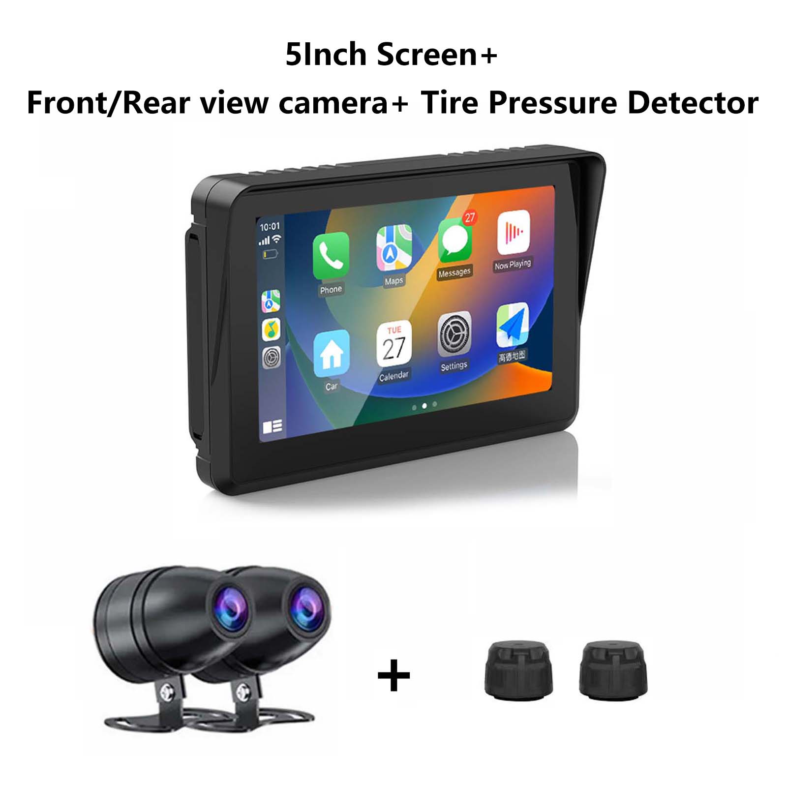 Pantalla + Cámaras + Detector de Presión de Neumáticos