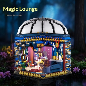 Ladrillo 66174 Colegio <span class=keywords><strong>Gryffindor</strong></span> Sala Mágica Maqueta de Construcción Adornos Juguetes Educativos Ensamblables para Niños - Product Image 1