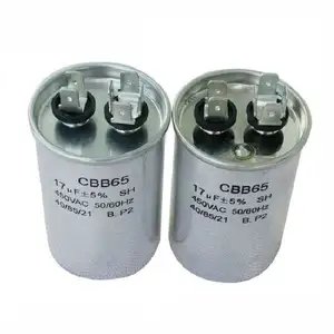 Round Refrigeration parts high voltage electrolytic AC cbb60 cbb61 cbb65 capacitor for air conditioner parts