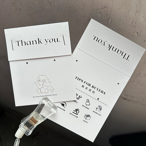 Thời trang gấp đồ trang sức hiển thị thẻ tùy chỉnh vòng cổ bông tai tông thẻ nền bán buôn Nhẫn Thẻ Nhãn in ấn - Product Image 6