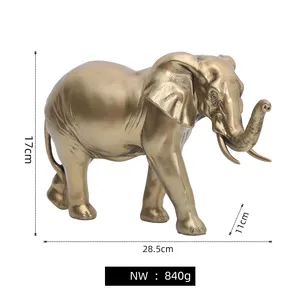 Nordic Light Luxe Woninginrichting Hars Ambachten Olifant Sculptuur Hars