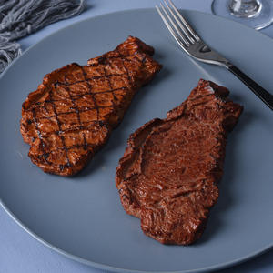 Faux modèle de nourriture Steak Western Restaurant décoration modèle décoration nouilles ensemble Steak oeuf frit <span class=keywords><strong>saucisse</strong></span> simulé Steak - Product Image 2