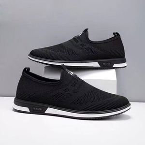 Chaussures de marche décontractées pour hommes, tendance sportive estivale, à lacets, semelle en mesh respirante, légères et confortables - Product Image 2