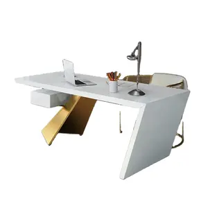 Ofis seti yönetici şirketi ofis masası modern tasarım masası OEM akrilik taş ofis mobilyaları