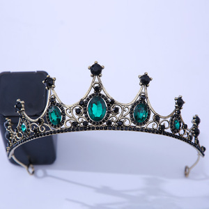 Precio barato Boda nupcial accesorios para el cabello real barroco princesa Metal cristal Rhinestone Tiara cumpleaños niña Corona al por mayor - Product Image 6