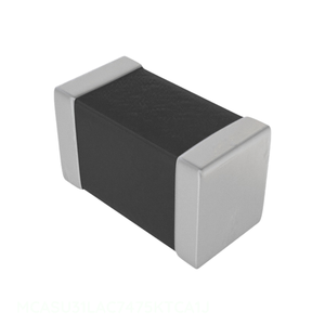 Condensador Cerámico MLCC de Montaje Superficial, Canal del Fabricante CAP CER 4.7UF 50V X7S 1206 4.7 uF MCASU31LAC7475KTCA1J - Product Image 1