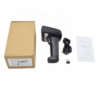 Lecteur de codes-barres 2D sans fil 2,4 GHz portable avec récepteur USB, lecteur de codes QR pour entrepôt, caisse enregistreuse, stock, garantie 1 an