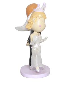 Personalizzato regali di Nozze Nuova Coppia amante del mestiere statuetta in resina souvenir regali per sposi - Product Image 2