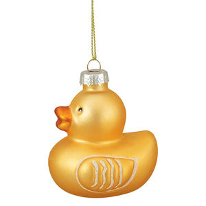 Verre artisanat figurines d'animaux figurine de <span class=keywords><strong>moule</strong></span> de canard en verre, décoration de Noël ornements de canard en verre écologique - Product Image 1