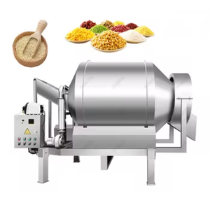 Machine à aromatiser le thé à tambour rotatif semi-circulaire en acier inoxydable avec système de pulvérisation pour le traitement chimique des feuilles de thé et l'amélioration de l'arôme - Product Image 1