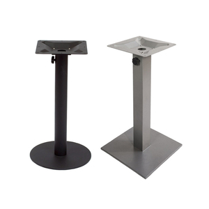 Kim Loại Mà<span class=keywords><strong>u</strong></span> Trắng Thép Hình Dạng <span class=keywords><strong>U</strong></span> Teardrop Bảng Cơ Sở Mộc Mạc Hiện Đại Sang Trọng Ổn Định Nhà Hàng Thép Vuông Chân Bàn - Product Image 3