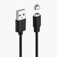 Cable Magnético USB HYTEPRO M553B TPE de 5 Pines, Cable de Carga y Datos Magnético para Dispositivos Médicos y de Uso Personal Inteligentes