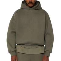 Taille personnalisée complète hommes et femmes Stonewashed graphique coton polaire sweats à capuche vêtements surdimensionnés hommes à capuche