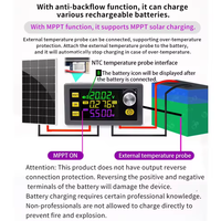 Module d'alimentation régulateur de tension numérique à courant continu XY-SK120 avec écran LCD couleur VA à angle de vision complet et mise à niveau du micrologiciel