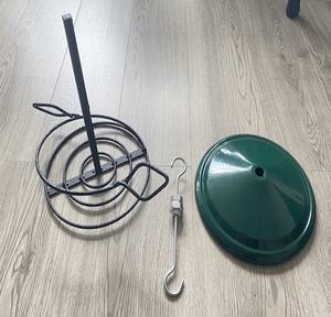 새를위한 프리미엄 금속 종자 실린더 피더 당신의 정원에 깃털이 달린 다양한 친구를 유치하기위한 내구성 세련된 - Product Image 6