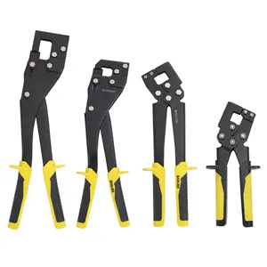 Tay Cầm Bọc Nhựa PVC Nhiệm Vụ Nặng Nề Một Tay Vận Hành Stud Crimper Cho Keel Cài Đặt Phần Cài Đặt Kìm