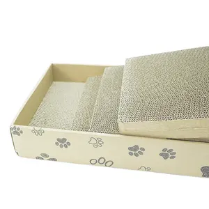 Wholesale Disposable Toilet For Cats With Scratching Cardboard Convenient No Rinse Cat Toilet Litter Box