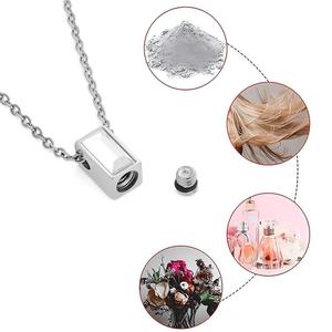 Thép không gỉ Tưởng Niệm Tro Phấn Vòng Cổ Pha Lê Bình Đựng Mặt Dây Chuyền Chống Thấm Nước Không Gây Dị Ứng Đồ Trang Sức Lưu Niệm dành cho Nữ Quà Tặng - Product Image 5
