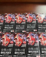 Opcg OP16 Battle Moment Édition Japonaise Boîte complète de 26 paquets Cartes en papier scellées sous film original pour les 14 ans et plus