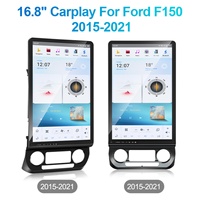 Navihua Nouvelle mise à niveau Écran vertical de navigation GPS Android 13 de 16,8 pouces style Tesla pour Ford F150 F250 2015-2021 Carplay Auto