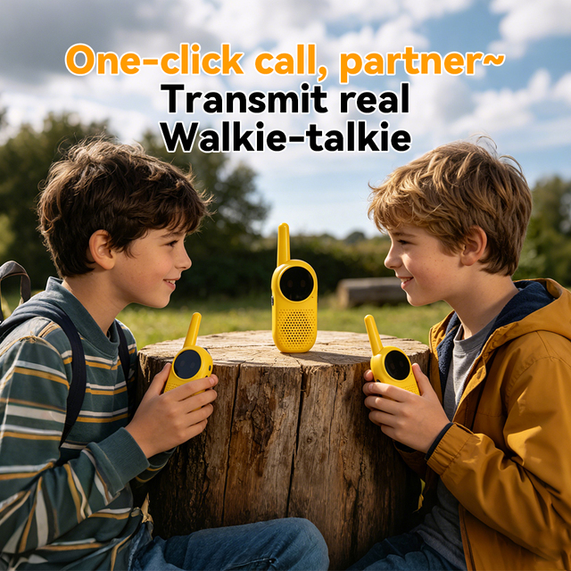 Wireless Long Range Walkie Talkie for Kids with Noise Canceling Feature OEM Brand Outdoor Use