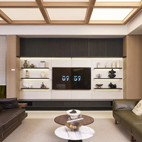 Meuble mural de salon, meuble TV, service personnalisé, décoration de la maison en DIY, fournisseur et fabricant de meubles de luxe pour la maison