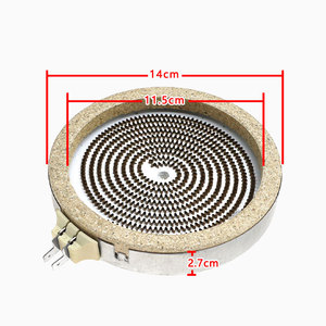 Plaque chauffante électrique en céramique Yuanyi, diamètre 14 cm, accessoire pour cuisinière à induction, résistance aux hautes températures pour la maison - Product Image 1