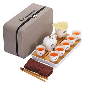 Wholesale Ceramic Travel Tea <b>Set</b> Portable Porcelain Drinkware Tea <b>Sets</b> Ceramic Chinese Kung Fu Tea <b>Pot</b> <b>Set</b> - Product Image 6