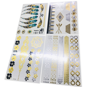 Adesivi per <span class=keywords><strong>Tatuaggi</strong></span> Temporanei Usa e Getta con Stampa Animale, <span class=keywords><strong>Tatuaggi</strong></span> Rimovibili per la Pelle - Product Image 4