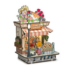 Set <span class=keywords><strong>de</strong></span> Bloques <span class=keywords><strong>de</strong></span> Construcción <span class=keywords><strong>de</strong></span> Madera <span class=keywords><strong>para</strong></span> Tienda <span class=keywords><strong>de</strong></span> Flores, Mini Escena, con 101-500 Piezas <span class=keywords><strong>para</strong></span> Ensamblaje DIY, Juguete Unisex <span class=keywords><strong>para</strong></span> Mayores <span class=keywords><strong>de</strong></span> 14 Años - Product Image 1