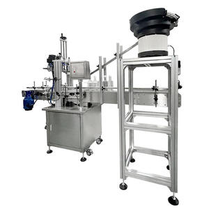 Máquina Tapadora Automática con Alimentador de Vibración Vertical para Botellas de Plástico y Vidrio, 380V, Controlada por PLC, Alta Productividad - Product Image 2