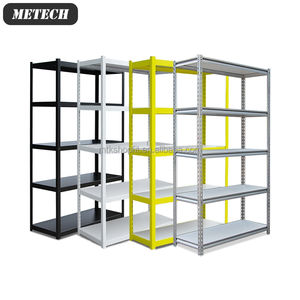 מתכת מתכווננת מדף ללא חובה בינוני אחסון מחסן מדפי מתכת עבור תצוגה - Product Image 1