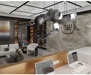 Lampe de sol sculpturale 3D imprimée pour la décoration intérieure et l'éclairage d'ambiance - Product Image 5