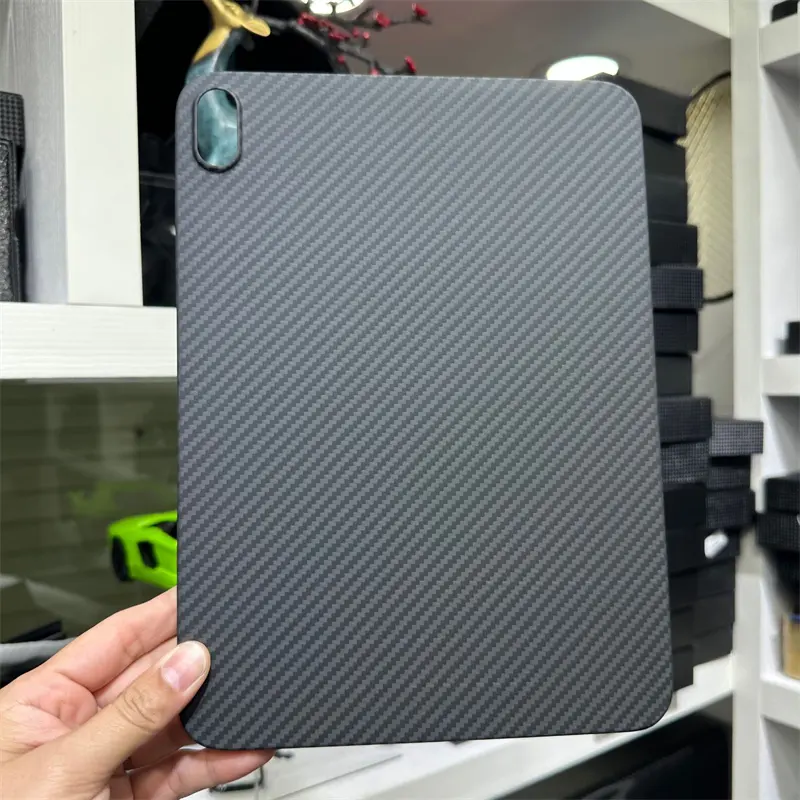 Grosir casing penutup pelindung Tablet serat karbon PC plastik keras untuk iPad Air 4 5 10.9 2021 Mini6 12.9