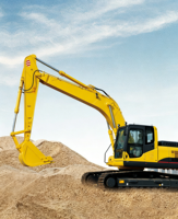 Nouvelle pelle sur chenilles de 22 tonnes avec godet standard de 1,2 m³ pour travaux agricoles et aménagement paysager, certifiée CE