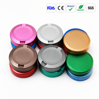 Conteneur à snus personnalisé en acier inoxydable, boîtes à snus en aluminium, usinage CNC, vente en gros de boîtes à snus, conteneur à snus en métal
