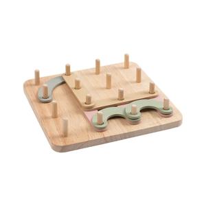 Juguetes de madera inspirados <span class=keywords><strong>en</strong></span> Montessori, tablero de uñas creativo para niños, figura geométrica de Educación Temprana, juguete educativo de imaginación - Product Image 5
