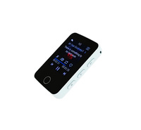 Écran tactile complet de poche BT Lecteur MP3/MP4 Musique Wakman Lecture vidéo Enregistreur vocal E-book Casque Réveil Calculatrice