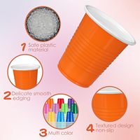 Tasse de bar de fête en plastique PP 5oz jetable coloré de marque personnalisée tasse à boire en plastique jetable pour fête d'anniversaire