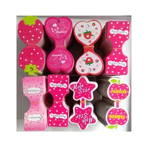 Factory Outlet Children's Accessories Gift Box Set Headdress Girls Clip Baby Pink Hair Pin Card