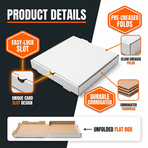 Fabricante <span class=keywords><strong>de</strong></span> <span class=keywords><strong>Cajas</strong></span> <span class=keywords><strong>de</strong></span> <span class=keywords><strong>Pizza</strong></span> Corrugadas Personalizadas <span class=keywords><strong>de</strong></span> Todos los Tamaños, Caja <span class=keywords><strong>de</strong></span> Embalaje <span class=keywords><strong>de</strong></span> Papel <span class=keywords><strong>para</strong></span> <span class=keywords><strong>Pizza</strong></span> - Product Image 5