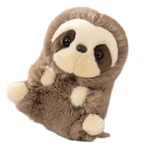 Mainan boneka binatang gemuk suka diemong mewah malas Llama Koala Racoon mainan mewah hewan lucu untuk anak-anak