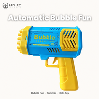 Machine à bulles automatique pour enfants, jouet amusant pour les fêtes d'été en plein air, cadeau pour enfants, vente en gros, approvisionnement en vrac