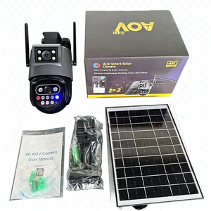 AOV <b>Outdoor</b> <b>Wireless</b> Video Motion Detect Anti Thunder IP66 Waterproof 8W Solar Panel Cloud 4G Solar <b>Camera</b> - Product Image 4