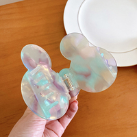Pinces à cheveux pour queue de cheval en acétate de cellulose, accessoires pour filles, grande taille 8.8cm, Mickey Head